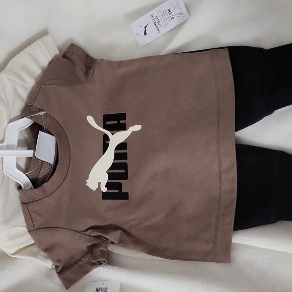 Puma Cream and Black Infant Set - Picture 3 of 4